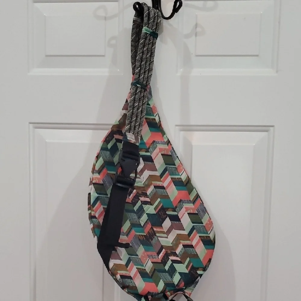 KAVU Women's Sling Backpack - Multicolor Chevron
